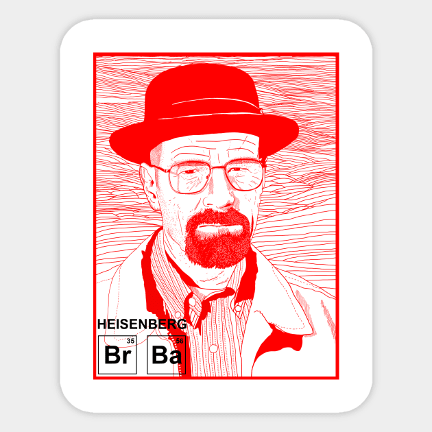 Walter White Sticker by TenTimeskarma